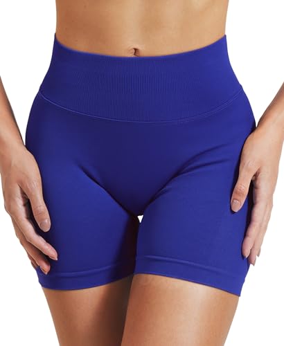 Image of VOYJOY Women Workout Impact Shorts 2.5 inch / 3.6 inch / 4.5 inch / 6 inch Scrunch Butt Lifting Gym Seamless Booty Biker Shorts