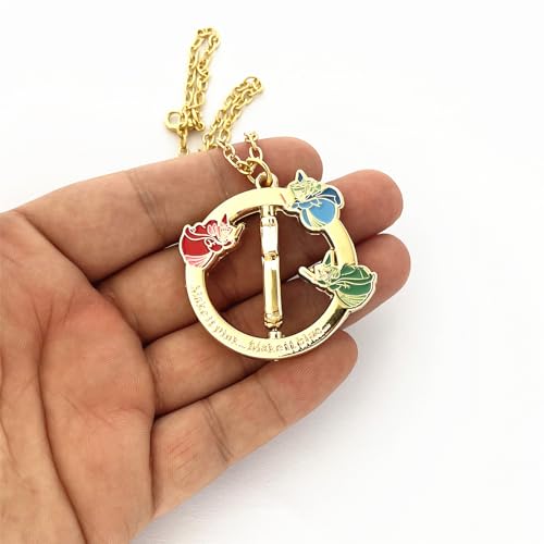 DreamWater Anime Cosplay Metal Necklace Gifts for Men Woman4