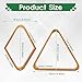 HMQQ Solid Wood Billiard 8-Ball Triangle / 9-Ball Diamond Pool Ball Racks for 2-1/4