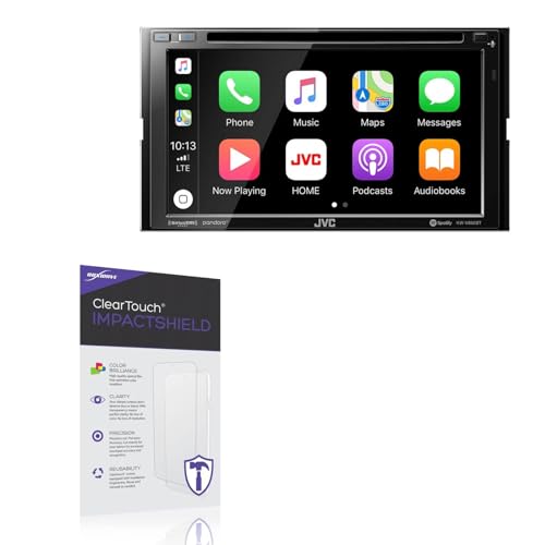 BoxWave Screen Protector Compatible with JVC KW-V850BT - ClearTouch ImpactShield (2-Pack), Impenetrable Screen Protector Flexible Film