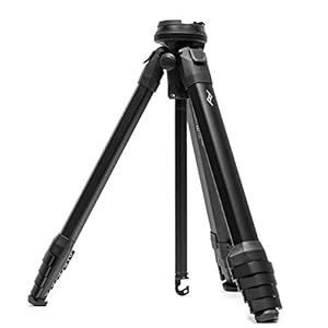 Peak Design Travel Tripod, Aluminum, Compact Design, Quick Setup and Takedown, Pro-Level Stability, Ergonomic Ball Head, Compact and Portable Travel Tripod for Camera and Phone, 20 lb Capacity