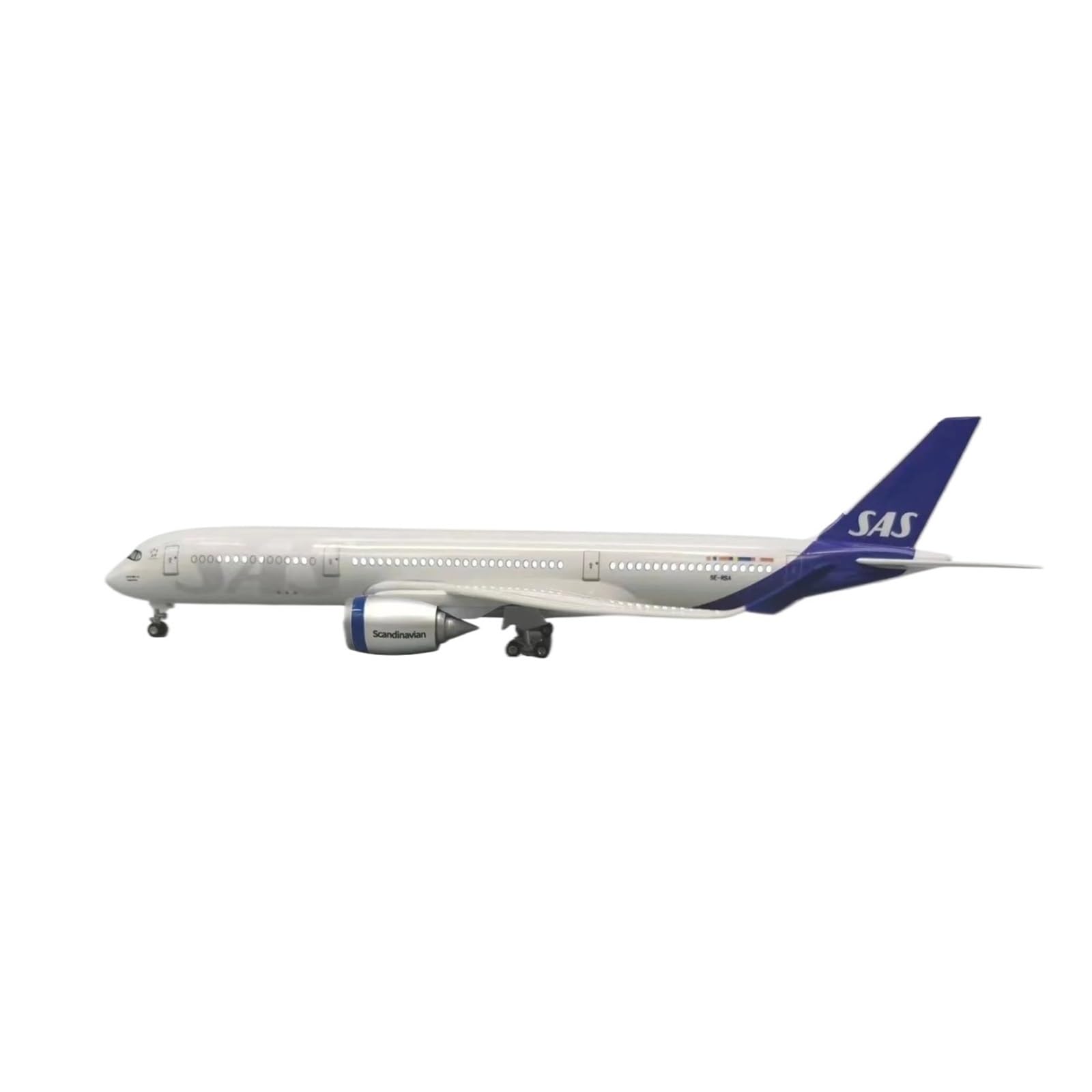 Avión de metal A350-900 para decorar estudios de aviación de 47 cm 8