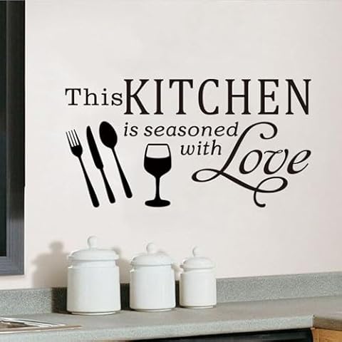 AnFigure Kitchen Wall Stickers - Positive Quotes Cover