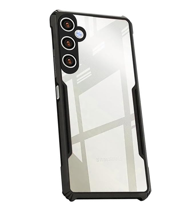 COBERTA Polycarbonate Back Cover For Samsung Galaxy A14 5G Back Cover Case-Black Transparent (B0CGM4WMKR) Amazon Price History, Amazon Price Tracker