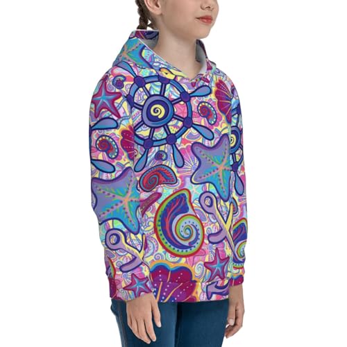 Cute Nautical Kids Pullover Hoodies Boys Sweatshirts Girls Athletic Clothes with Pocket3