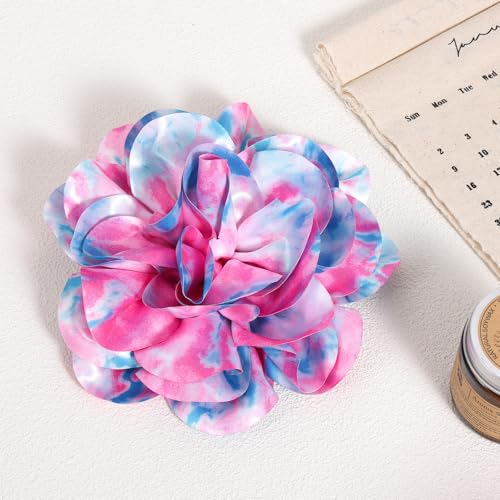 Moño grande para cabello oversize flor 7.8 pulgadas miniatura 6