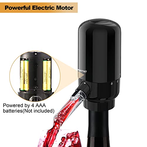 Elektrische wijn beluchter schenker, automatische draagbare slimme wijn karaf en wijn dispenser pomp wijn oxidator voor… - Image 4