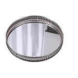 Solution de rangement élégante : ce plateau à bijoux polyvalent est parfait pour organiser des accessoires tels que des bijoux, du maquillage et des parfums tout en les gardant protégés et faciles à trouver