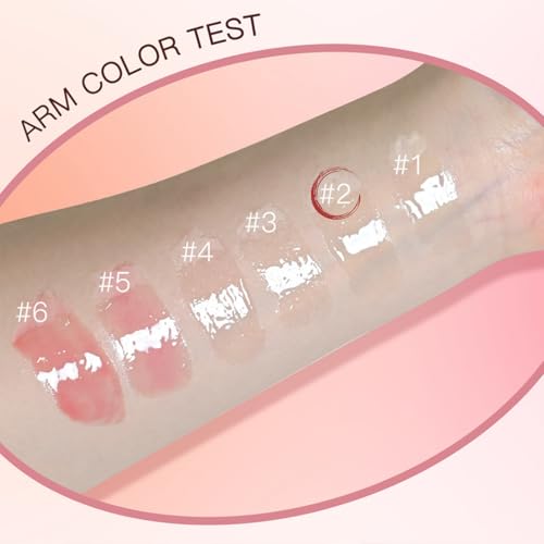 Lip Plumper,Lip Plumper Extreme Volumen,Transparenter Lipgloss,Extreme Plumping Lip Fuller,Feuchtigkeitsspendender Lipgloss mit Hyaluron & Jojobaöl,Voluminisierende Formel,Nicht klebrig - #2 Beginner