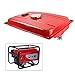 FLYPIG 2-3KW Red Universal 5 Gallon（US） Generator Fuel Tank 18.9 L Secondary Gas Tank Generator Petcock Filter Gauge Cap assembly Fit for EC2500 EC2500 S Replaces H009-A001-5G