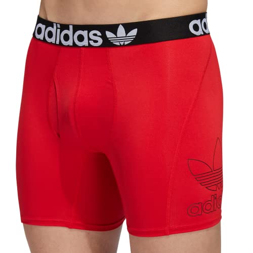 adidas Originals Men's Trefoil Athletic Comfort Fit Boxer Brief Underwear (2-Pack)3