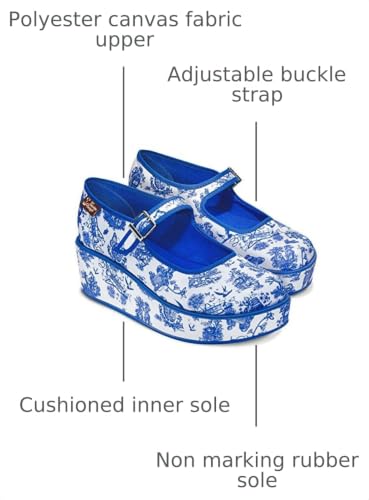 Image of Hot Chocolate Design Whimsical Women's Platform Mary Jane Shoes