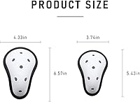 Vista 7 de Copa atlética, protector de ingle para niños y adultos, protector de ingle para hockey, boxeo, fútbol y artes marciales