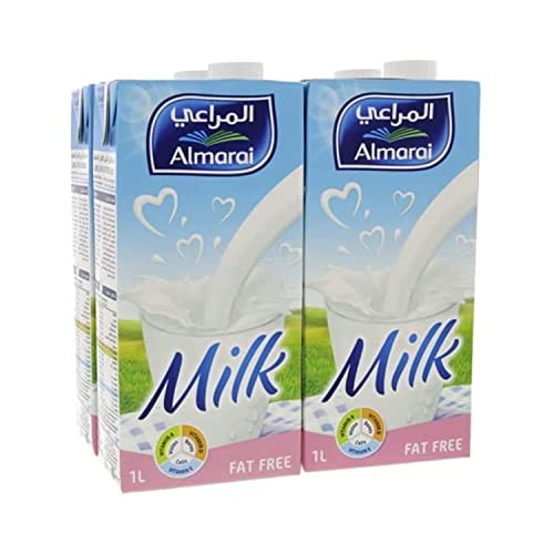 Almarai Fat Free Uht Milk 4 Pack X 1 Litre