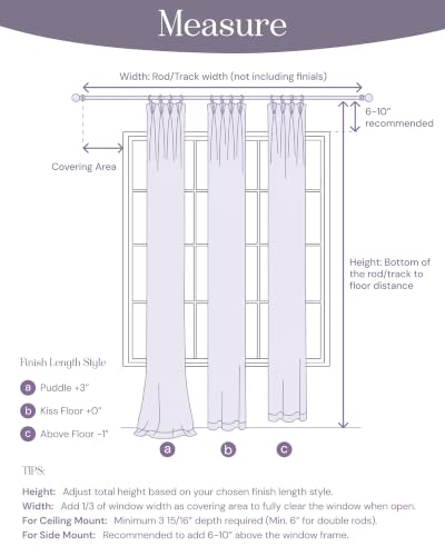 Image of Graywind Motorized Curtains with Track, Light Filtering Smart Curtains, Hardwired Curtains Works with Alexa Google Home Remote Control for Large Windows, Custom Drapes Up to 207 inch, Linear Wool (White)