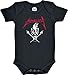 Metallica Scary Guy Unisex Body Negro 68/74, 100% algodón,