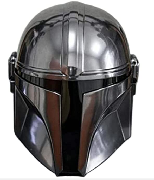SHINER HANDICRAFTS Casco Mandalorian Armor - Juego de rol de teatro de disfraces de Star Wars
