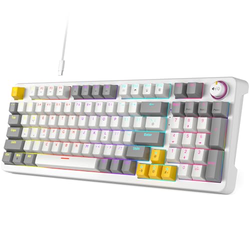 Clavier mécanique sans fil USB-C AK96 échangeable à chaud 96 touches
