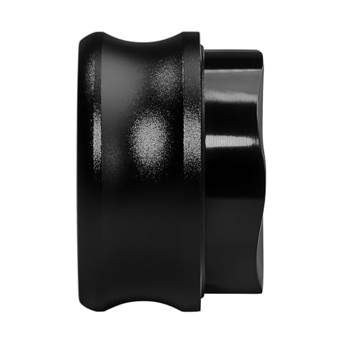 Normcore Compact Espresso Knock Box, metalen koffie afklopbak, zware knockbox, geanodiseerd aluminium, espresso accessoires voor koffiegrond, zwart Normcore Compact Espresso Knock Box, metalen koffie afklopbak, zware knockbox, geanodiseerd aluminium, espresso accessoires voor koffiegrond, zwart