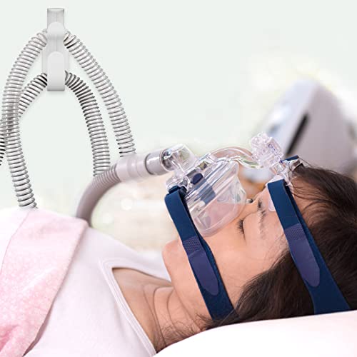 Prasacco Machine Hose Hanger, CPAP HoseHack Anti-Skid Hose Holder for Bed Mask Hook Hanger Hose Organizer and Headband Hook Combined for Keeping Tube from Leakage and Intertwine