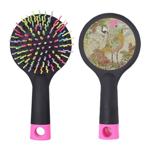 Brosse à cheveux démêlante Ukiyo-e Japan brosse coussin pour cuir chevelu sensible