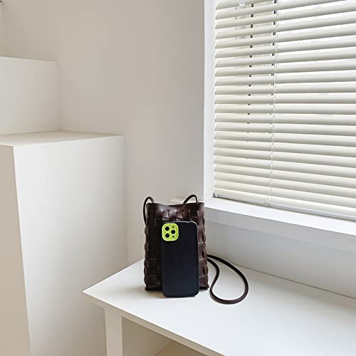 Image of Woven Small Crossbody Bags Cell Phone Purse for Women Teen Girls Small Shoulder Phone Bag