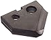 Allied Machine & Engineering 150A-17.5-SP TiAlN Coated Super Cobalt Original T-A Drill Insert, Series 0, 90 Degree Spot and Chamfer, 17.5 mm Diameter (Pack of 2)