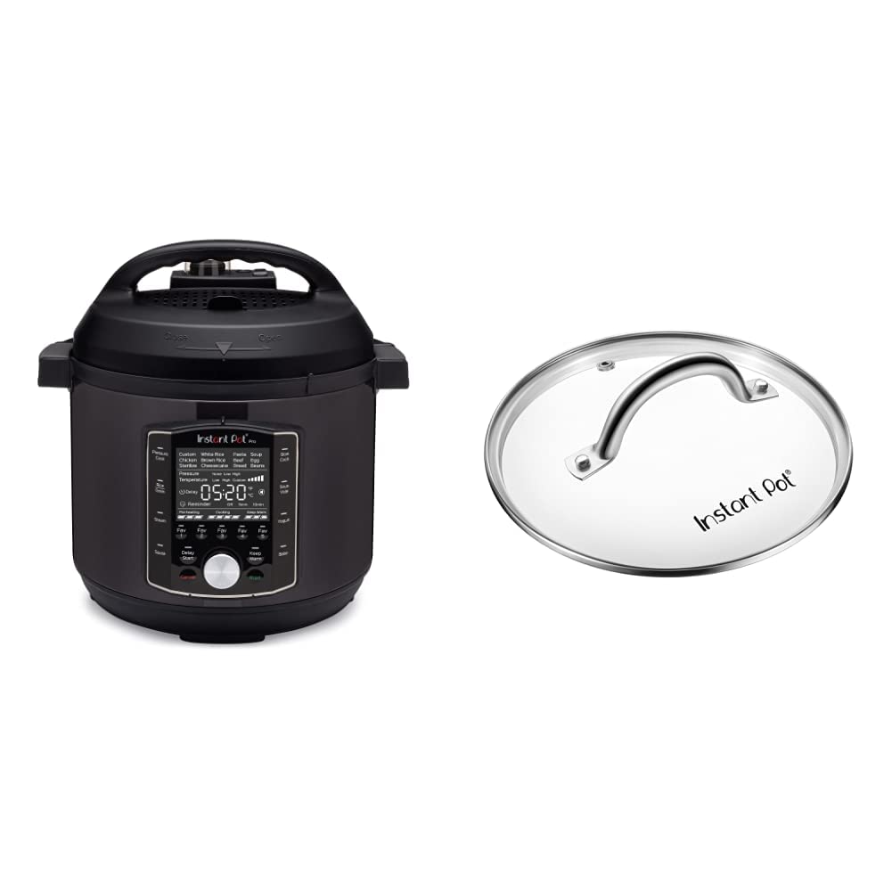 Instant Pot Pro 10-in-1 Pressure Cooker, Slow Cooker, Rice/Grain Cooker, Steamer, Sauté, Sous Vide, 