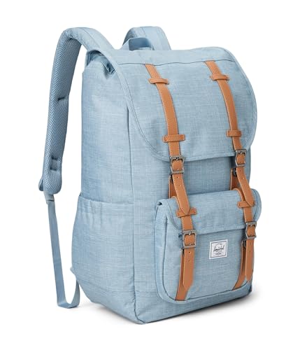 Image of Herschel Supply Co. Unisex, Little America Backpack, Ashley Blue Crosshatch, One Size