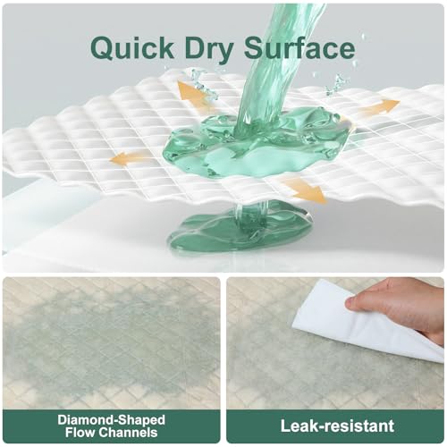 Image of Gardner Pet Puppy Pee Pads Large 18 inchx24 inch, 50 Count, Dog Pee Pads with Adhesive Sticky Tape, Max Absorbency, Leak Prevention Disposable Training Bed Pad for Doggie, Cats, Rabbits, Crate /Cage