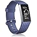 AK Cinturino per Fitbit Charge 3/ Fitbit Charge 4 Cinturino Edizione Speciale Cinturino da Polso Regolabile Sport di Braccialetto di Ricambio per Fitbit Charge 3/ Fitbit Charge 4 (03 Blu Navy, S)