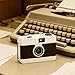SENECESLI 35mm Film Camera Retro Vintage, Built in Flash, Reusable 35MM Camera for Photography Enthusiasts, 28mm f/8 Lens Manual Focus, 1/120s Shutter Speed (White)
