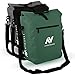 AVENTOURES® 4in1 Fahrradtasche für Gepäckträger 25L | Wasserdicht Reflektierend | PVC Frei | Gepäckträgertasche Rucksack Umhängetasche Tragetasche | Gepäck Tasche fürs Fahrrad Grün (Mint)