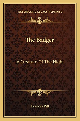 The Badger: A Creature Of The Night