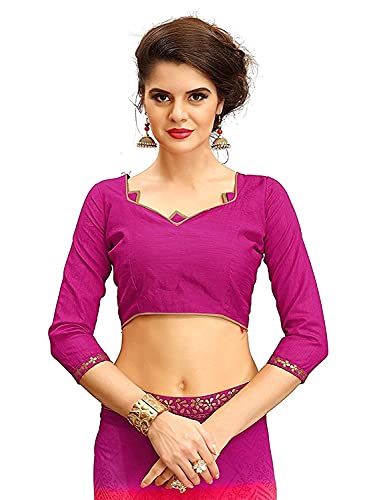 Image of RAJESHWAR FASHION WITH RF Women's Printed Georgette Saree For Women With Jacquard Work Lace Border With Blouse Piece(Multicolored Free Size 6.30 Mtr Variation)