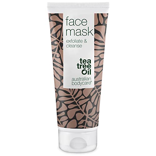 Australian Bodycare Face Mask 100Ml - Tea Tree Face Mask | Deep Pore Cleanser | Detox Clay Mask For Women & Mens Skincare | Blackhead & Pores Exfoliat