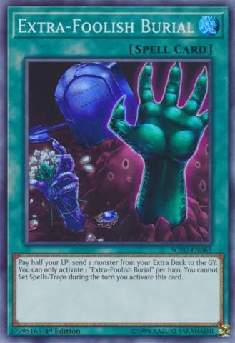 Yu-Gi-Oh! - Entierro Extra-tonto - SOFU-EN065 - Super Raro - 1ª Edición - Soul Fusion