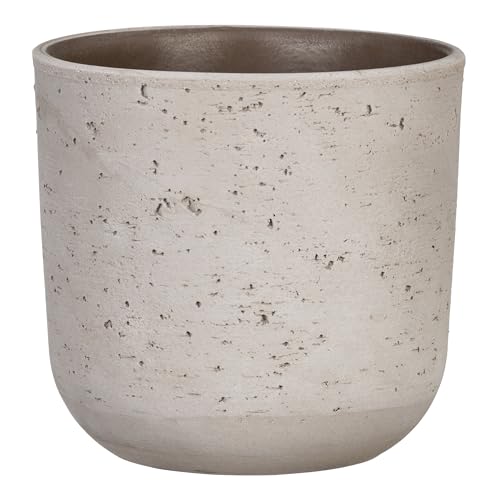 Scheurich Pot de Fleurs en céramique, basalto, 23 cm