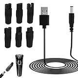 7PCS 5V USB Chargeur de Rasoir Câble Universel pour Braun Philips Oneblade Tondeuse Aspirateur Piscine Intex pour Différentes Marques de Rasoir Kit de Chargeur,Purificateurs