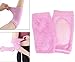 1Pair Pink Elbow Moisturizing Sleeve,Elbow Gel Cover Heel Socks Elbow Sleeves Elbow Pads for SPA Moisturizing Dry Cracked Skin Care for Exfoliating Soften,Foot and Hand Care,Beauty and Personal Care