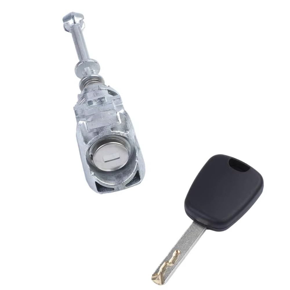 Pengnaqp One Color Ignition Barrel Compatible With Peugeot For 407 2004-2011 Lock Door Lock Barrel Cylinder With Key 9170.Y0 9170Y0