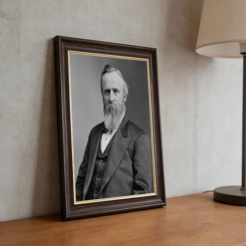 Impression toile Rutherford B Hayes cadre suspendu inclus