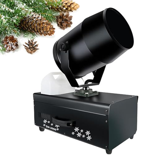 Machine à neige 2000W pour scènes hivernales intérieures et extérieures et grands blizzards