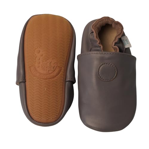 Chaussures pieds nus en cuir Dotty Fish pour enfants de 18 mois à 6 ans