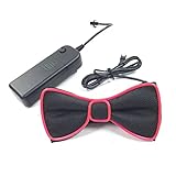 ✔ Pajarita iluminada, pajaritas elegantes y de moda que llamarán mucha atención. La longitud ajustable se adapta a todos los tamaños.