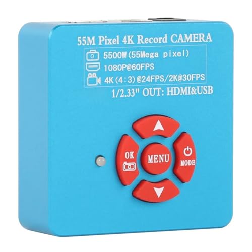 ���{�p�������A�N�Z�T���[ 55MP 48MP 4K 1080P USB �r�f�I�������J���� 1X-130X �Y�[�� C �}�E���g�����Y(55MP Camera Only)