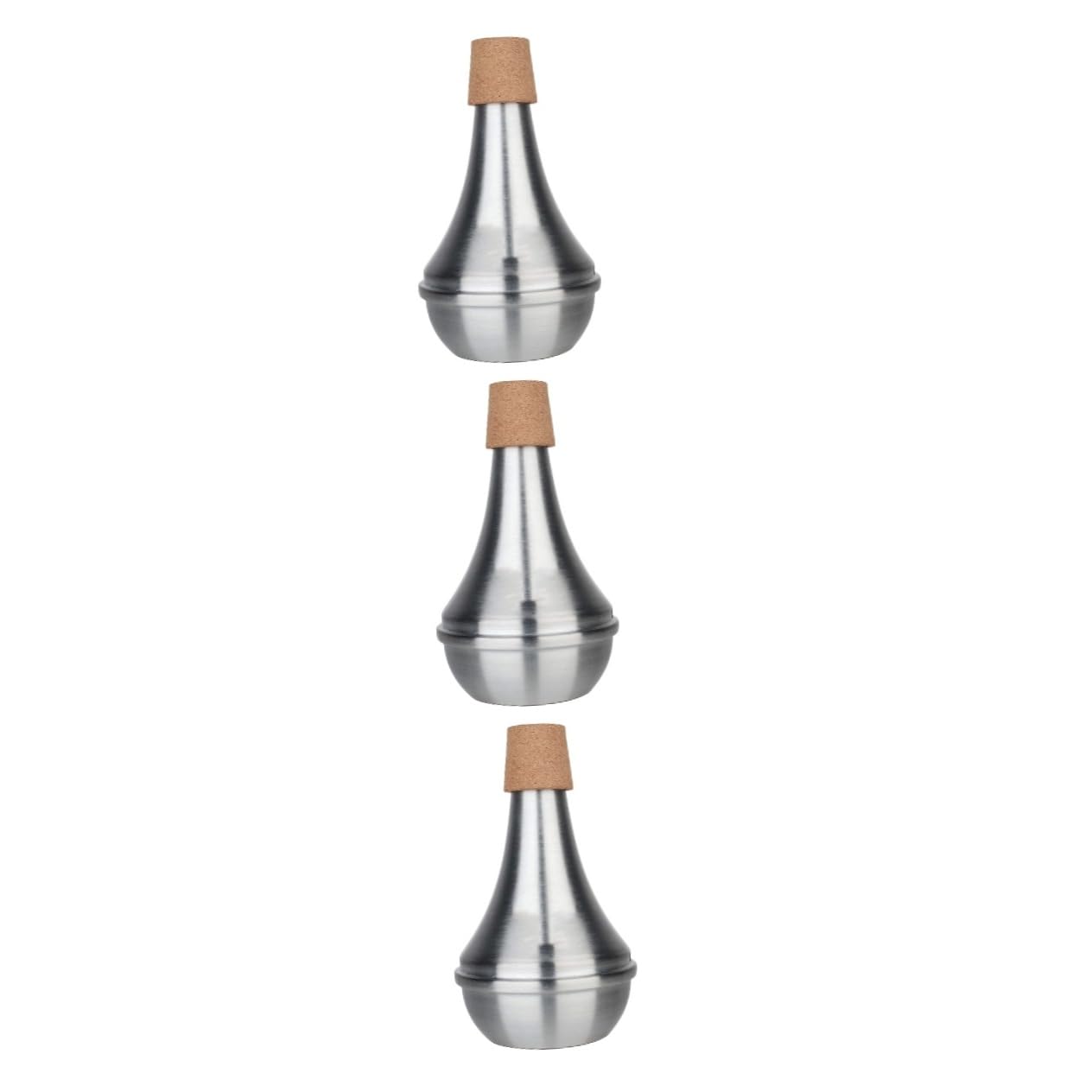 VICASKY 3piezas Sordina De Trompeta Corcho Silenciador Práctico Para Trombón Reducción De Ruido Para Práctica Casa Para Músicos Espacios Compartidos