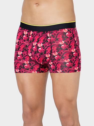 Image of Bummer Printed Micro Modal Trunks Underwear for Men - Ultra Soft & Breathable, 3 Times Softer Than Cotton, Anti-Bacterial, Stretchable for Ultimate Comfort & Style, Pack of 1 (A Shark Tank Product)