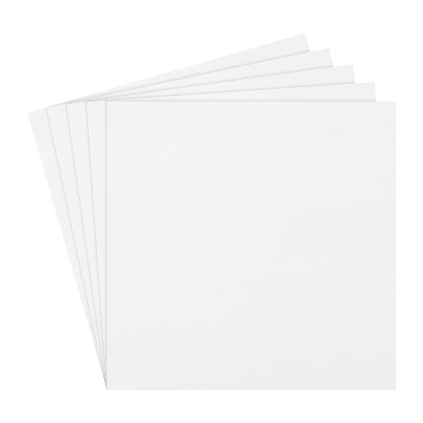 Rebower 5Pcs Foam Sheets Crafts Foam Arts Paper 20 x 20 x 1/32 Inch [for Crafts Project Scrapbooking, DIY, Party Handicraft