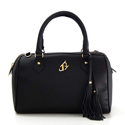 Bolsa feminina baú Johny Rafael JRF08BO em couro legítimo